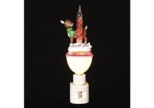  Roman Inc Rudolph at North Pole Nightlight 