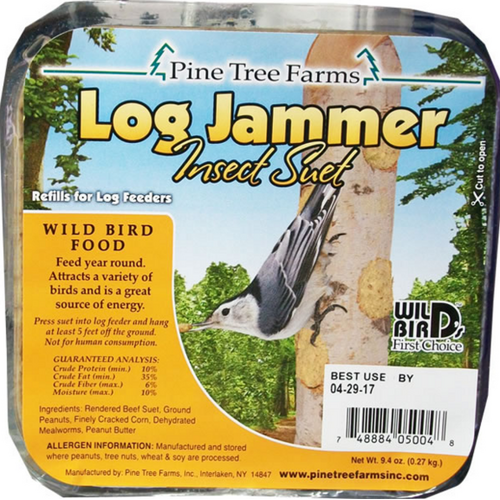  Lizzie Mae Bird Seed PTF Log Jammer Insect Suet 