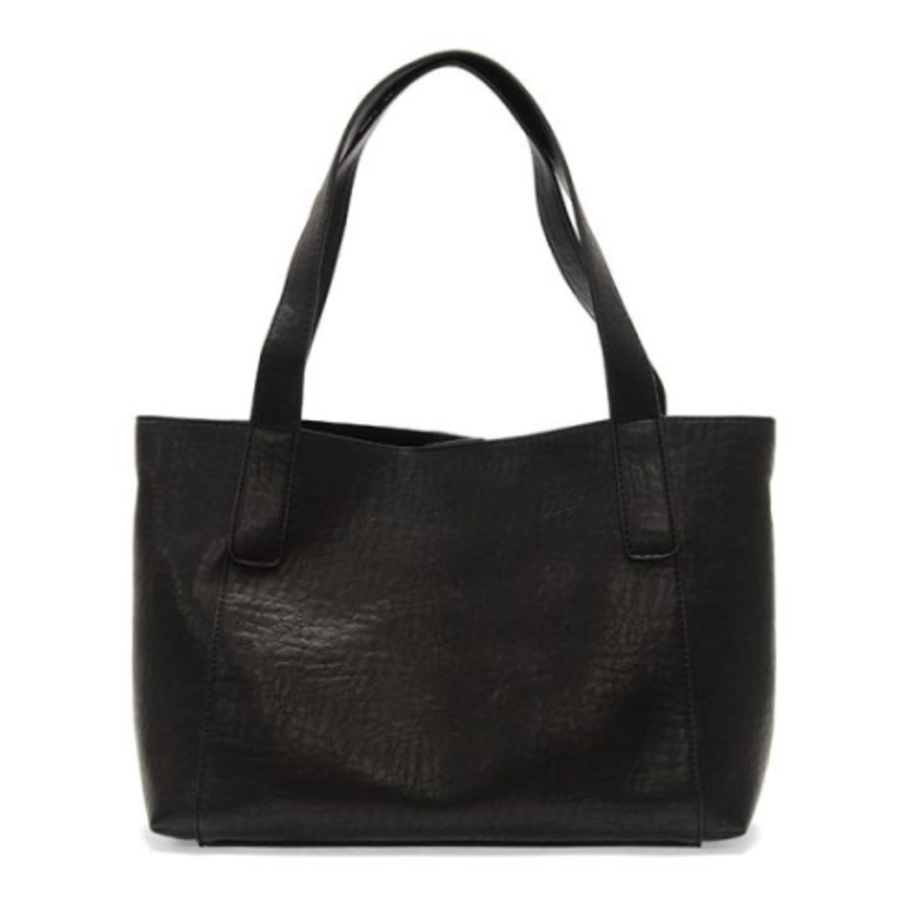 2 in 1 Vegan Leather East/West Tote