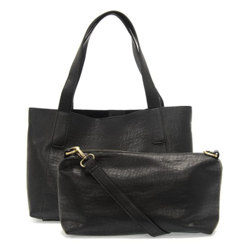  Joy Accessories 2 in 1 Vegan Leather East/West Tote 
