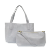 Joy Accessories 2 in 1 Vegan Leather East/West Tote