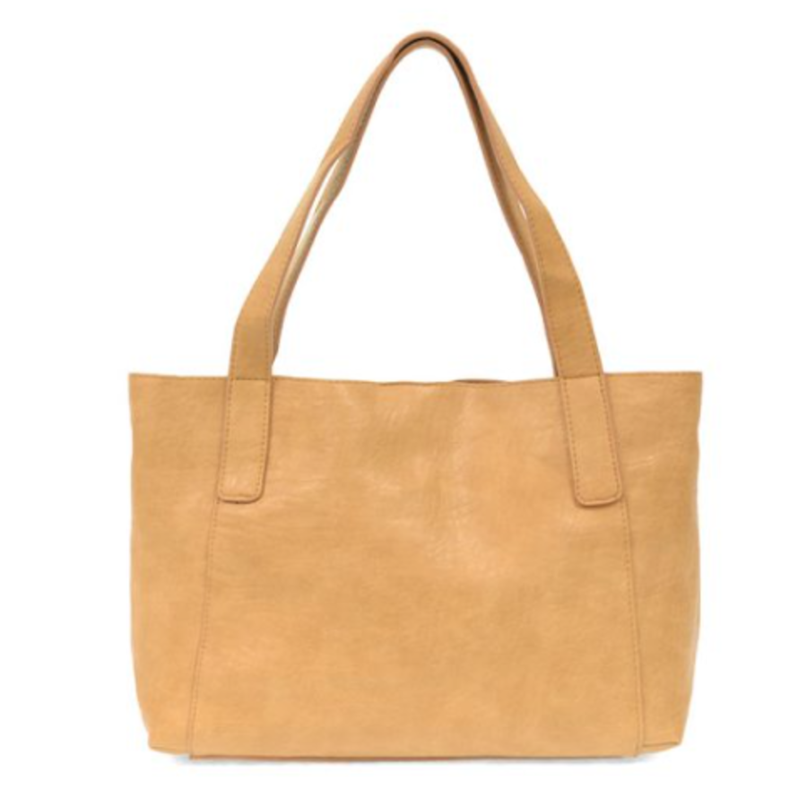 2 in 1 Vegan Leather East/West Tote