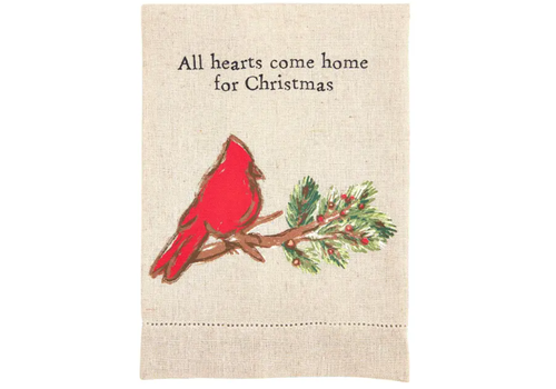 Mud Pie Cardinal Hand Towel 