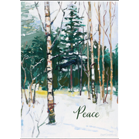 Forest "Peace" Boxed Cards
