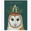 Hester and Cook Christmas Owl Card