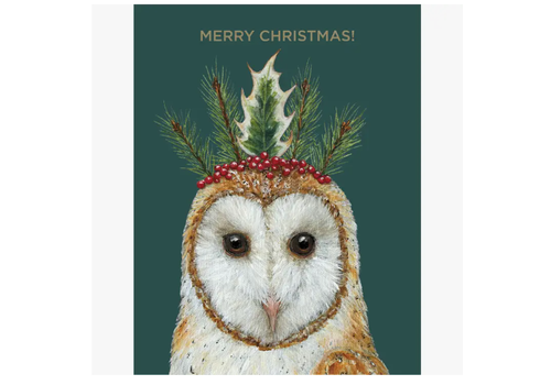  Hester and Cook Christmas Owl Card 