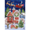North Pole Magic House Flag