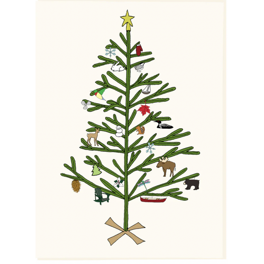 Adirondack Stick Tree Card