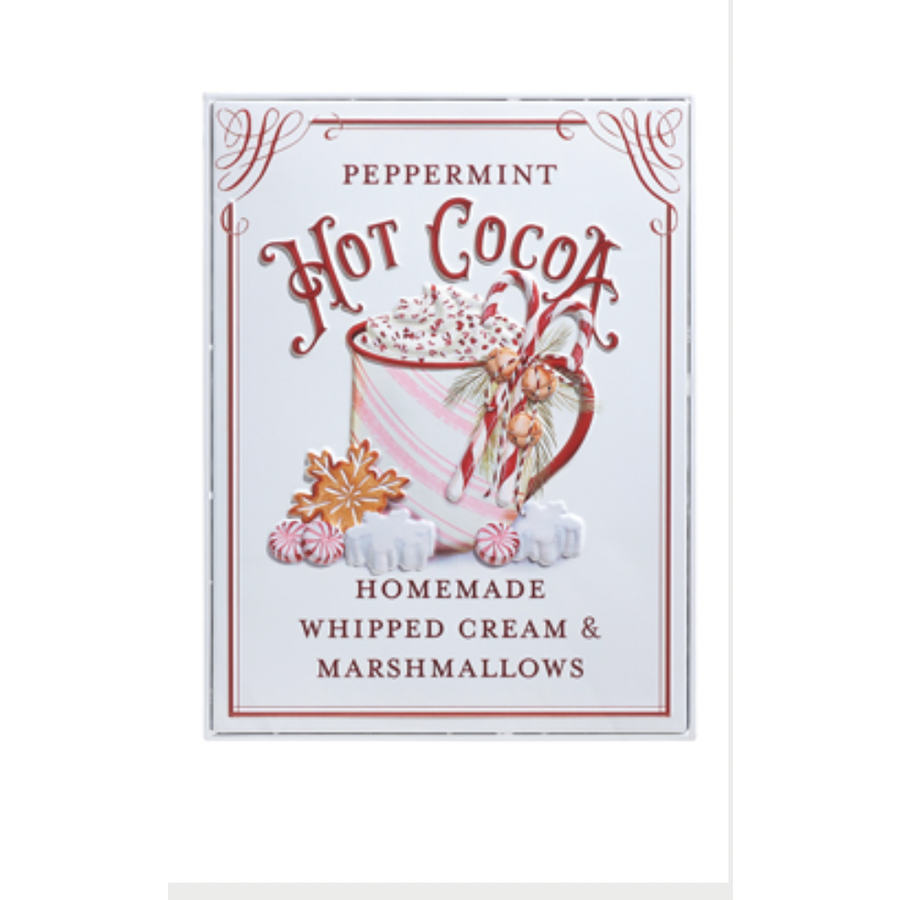 Holiday Refreshments Wall Art 18"