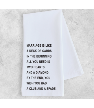 DEV D + CO. Marriage Tea Towel