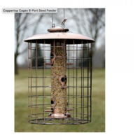 Caged Seed Tube Feeder 6 Port