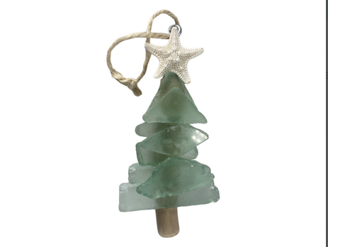  Salty Signs Designs Mini Seaglass Tree Ornament 