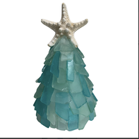 6" Seaglass Tree w/ Lights Ocean