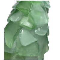 6" Seaglass Tree with Lights Ocean