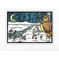 Winter Owl Card