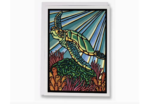  Sarah Angst Sea Turtle Card 