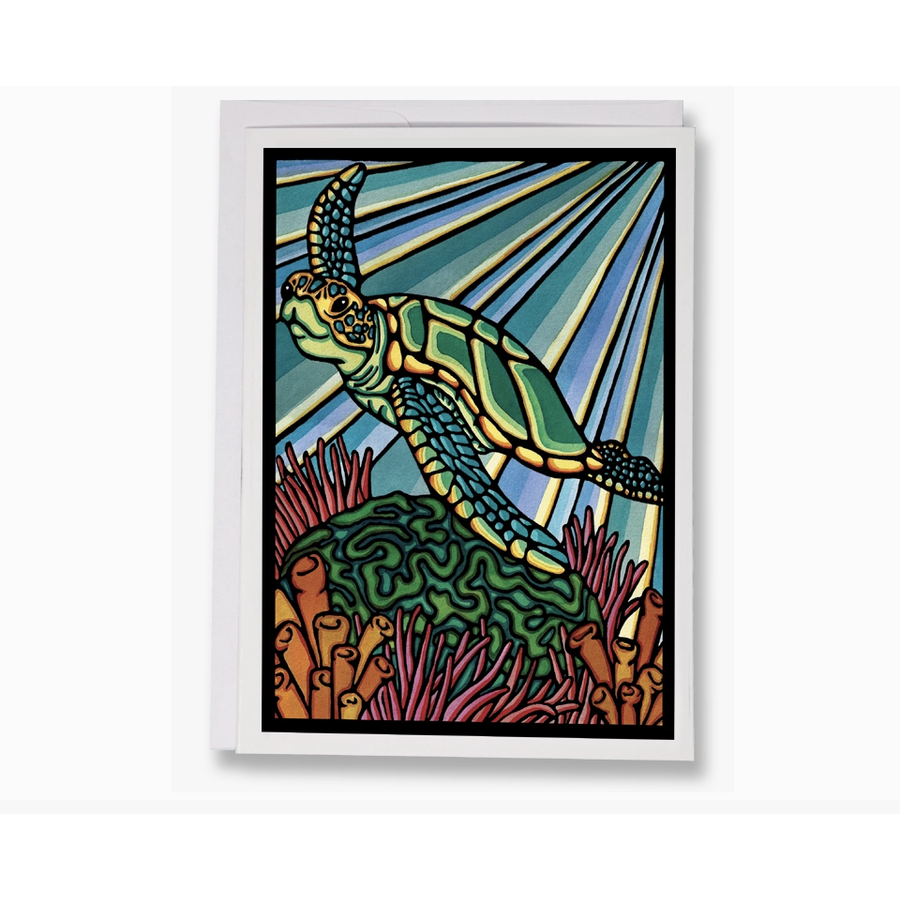 Sea Turtle Card