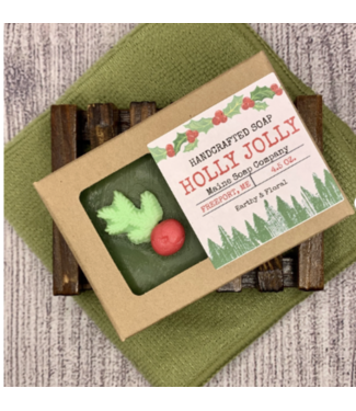 Maine Soap Company Boxed Soap Holly Jolly