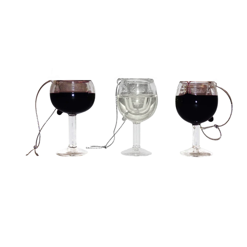  Kurt Adler Wine Glass Ornament 