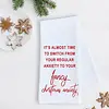 DEV D + CO. Fancy Christmas Anxiety Tea Towel