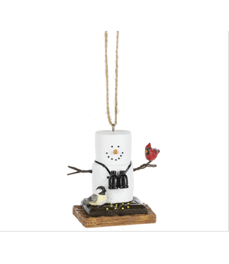 S'mores Birdwatcher Ornament