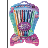Mermaid Tattoo Gel Pens Set of 6