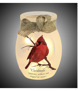 Stony Creek Cardinals Pre-Lit Jar