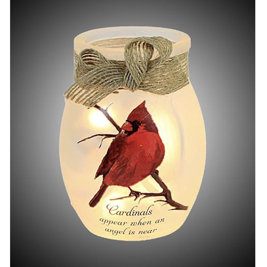 Cardinals Pre-Lit Jar