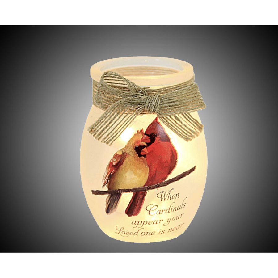 Cardinals Pre-Lit Jar