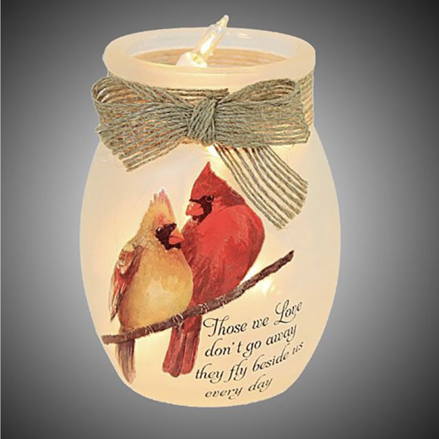 Cardinals Pre-Lit Jar