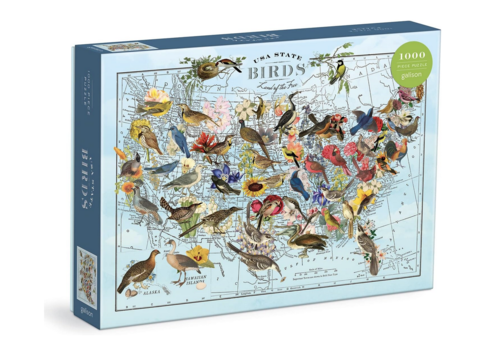  Wendy Gold State Birds Puzzle 1000 Piece 