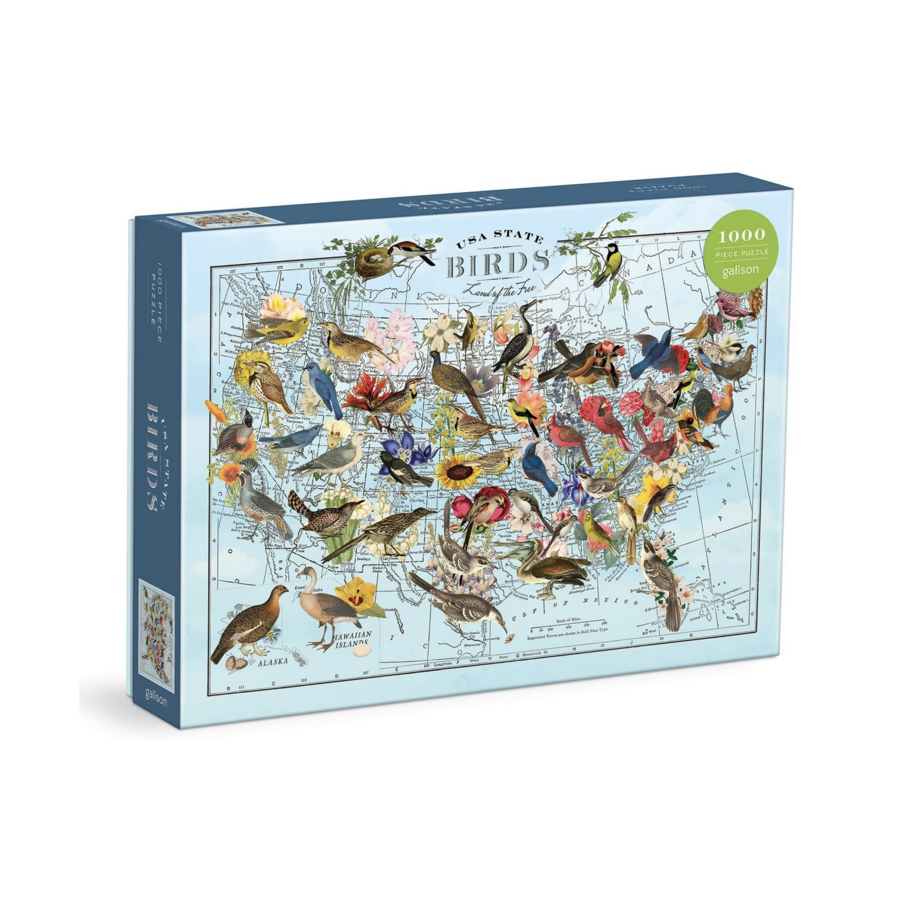 Wendy Gold State Birds Puzzle 1000 Piece