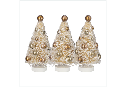  Primitives by Kathy Cream and Gold Bottle Brush Tree 