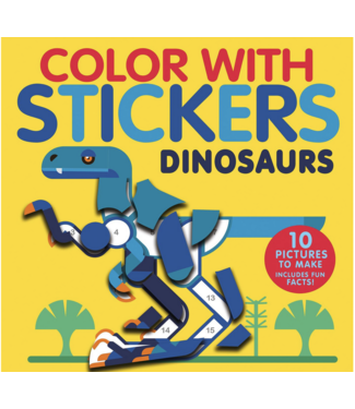 Color with Stickers: Dinosaurs