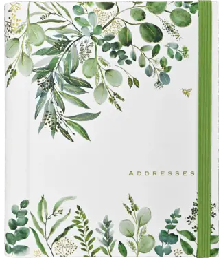 Peter Pauper Press Eucalyptus Large Address Book