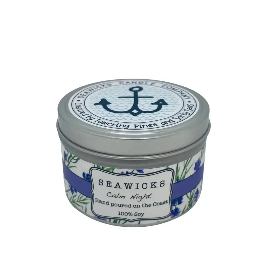 Calm Night Soy Candle 6 oz Tin