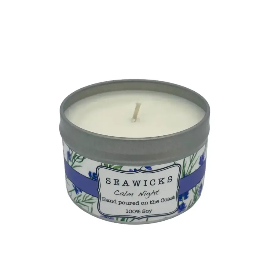 Calm Night Soy Candle 6 oz Tin