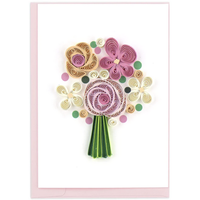 Flower Bouquet Gift Enclosure Card