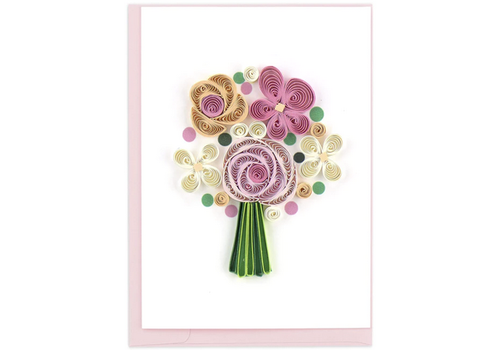  Quilling Cards Flower Bouquet Gift Enclosure Card 
