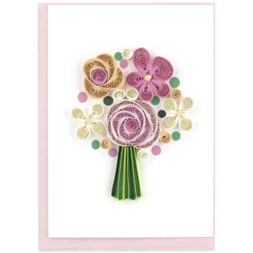  Quilling Cards Flower Bouquet Gift Enclosure Card 