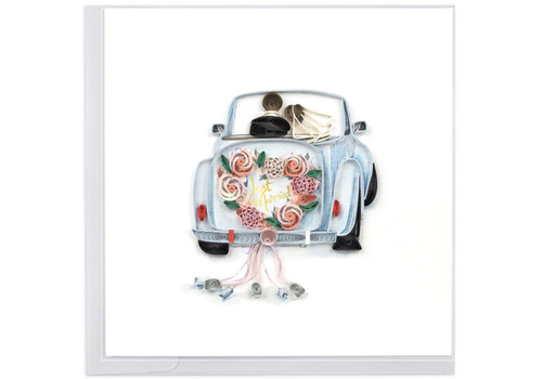  Quilling Cards Just Married Car Wedding Card 