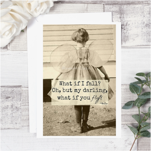  Raven's Rest Studio What If I Fall Card 