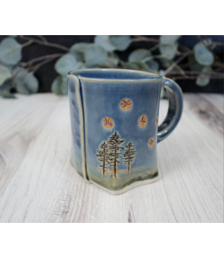 Colleen Deiss Designs Summer Pines & Fireflies Stoneware Mug