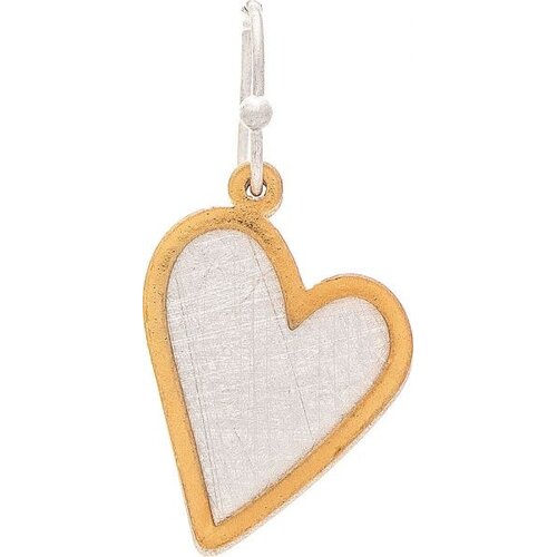  Rain Jewelry Collection Two Tone Brass Layer Hearts Earrings 