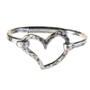 Rain Jewelry Collection Silver Heart Hook Bracelet
