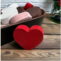 Rustic Mini Wood Hearts - Set of 3