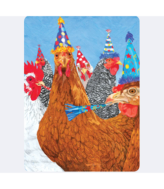 Allport Editions Celebrating Chickens Birthday Card