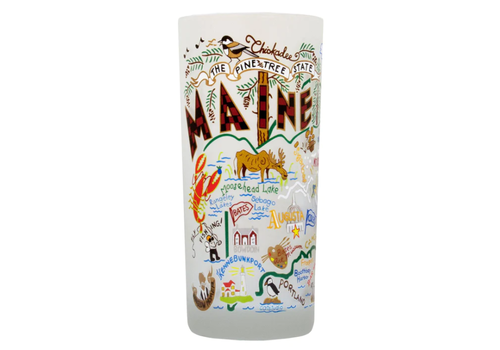  catstudio 15 oz. Frosted Glass Maine 