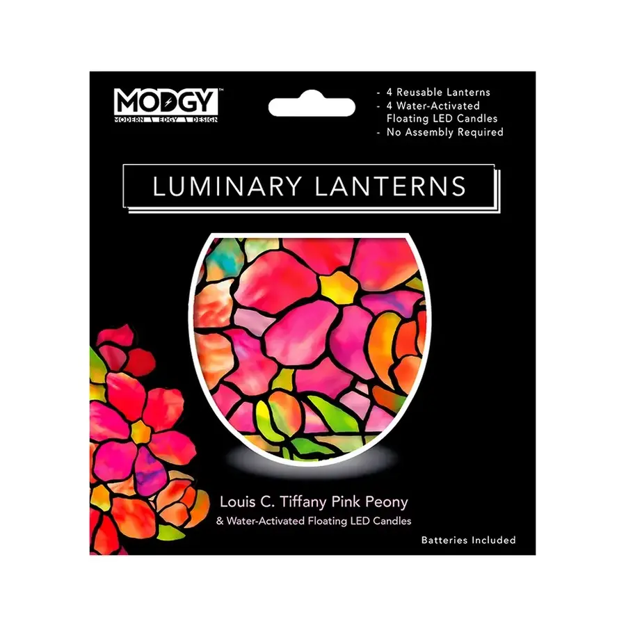 Luminary Lantern Tiffany Pink Peony