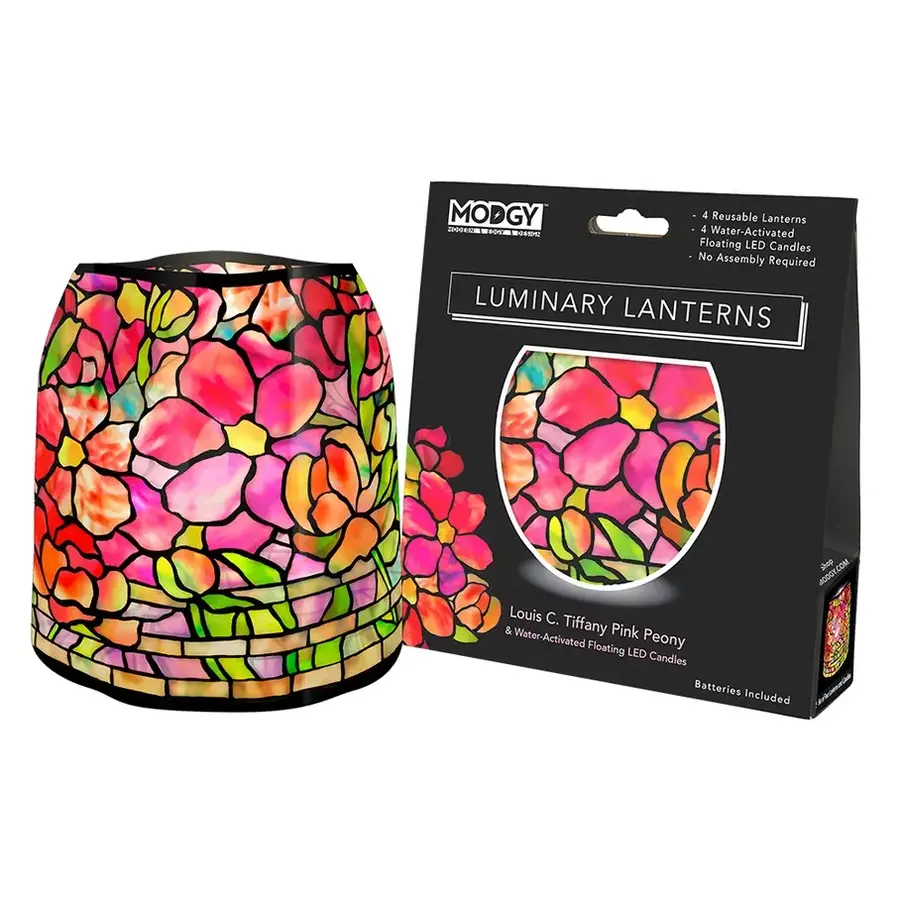 Luminary Lantern Tiffany Pink Peony